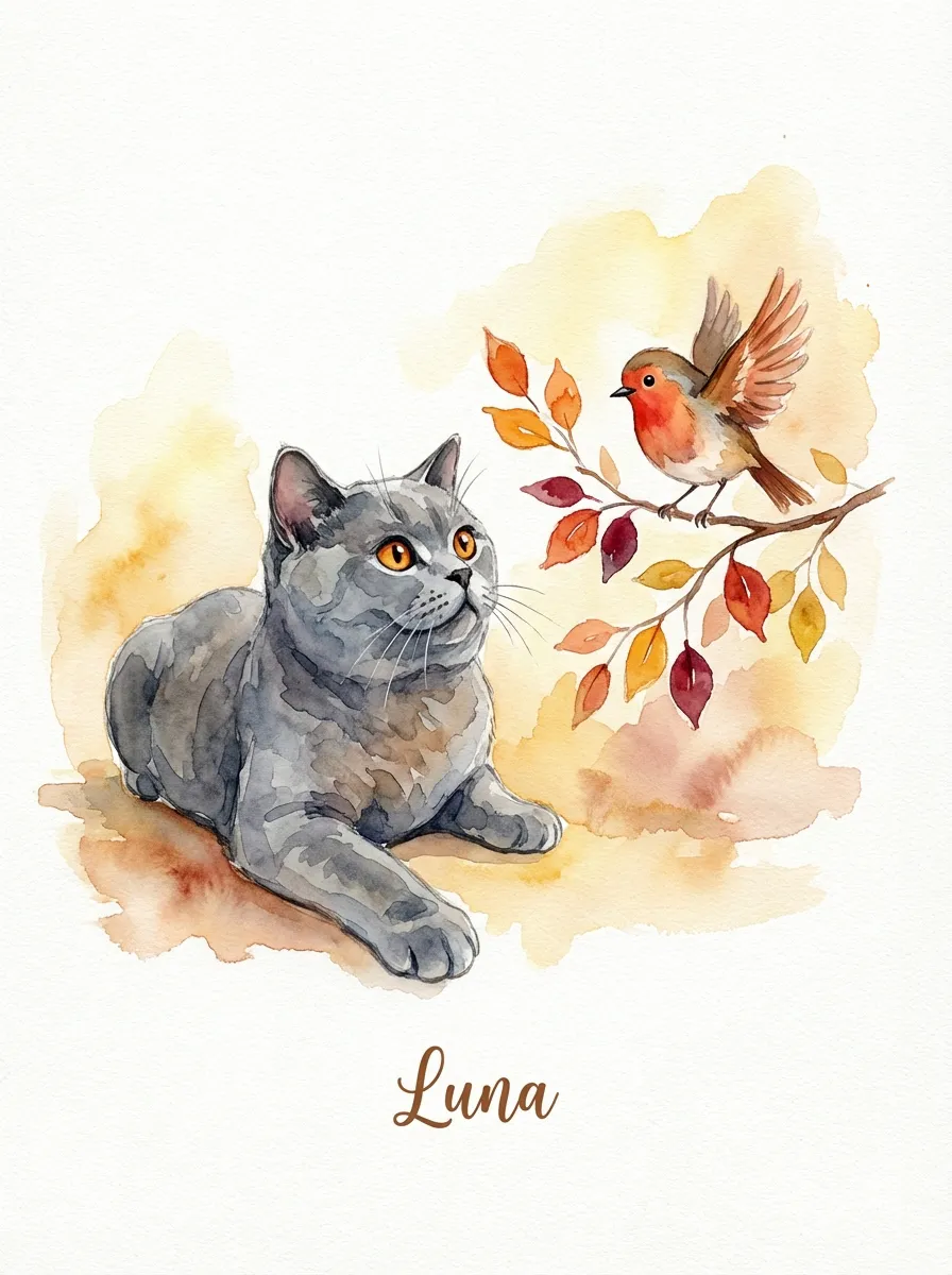 British Semi-longhair artwork