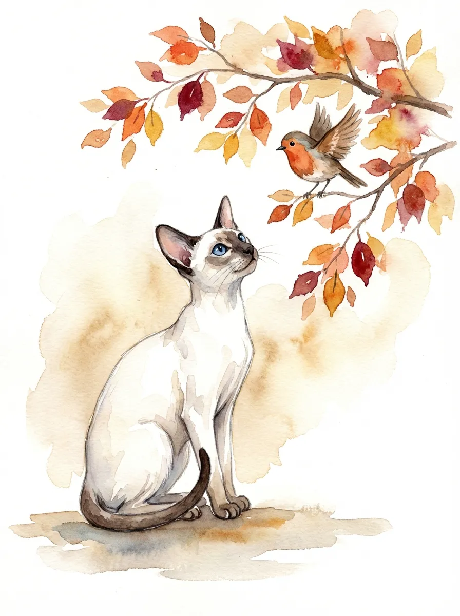 Colorpoint Shorthair artwork