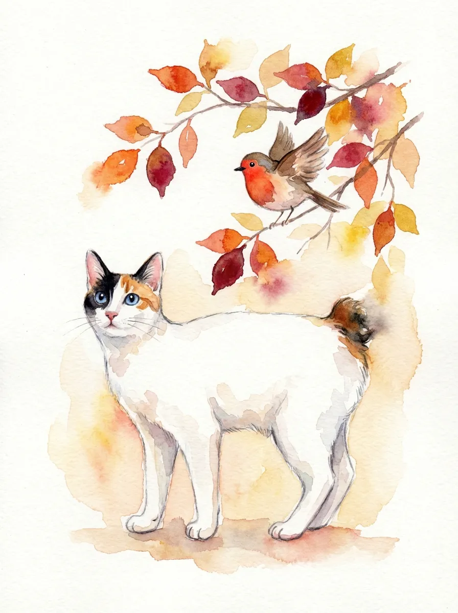 Japanese Bobtail artwork