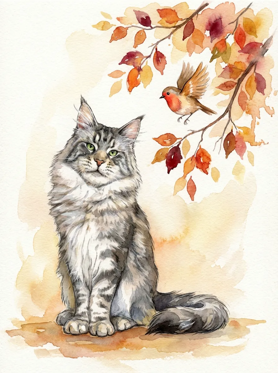 Maine Coon artwork