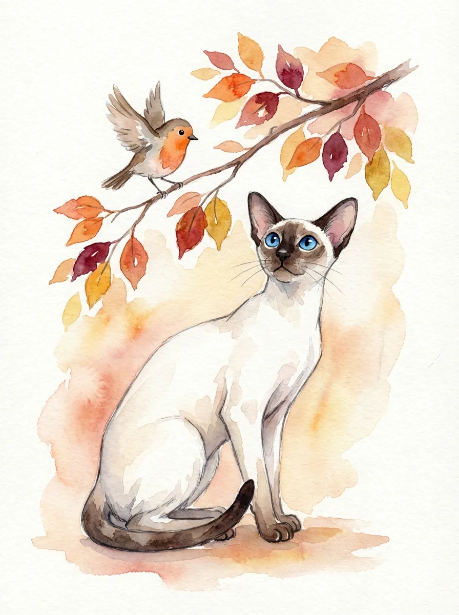 Colorpoint Shorthair artwork