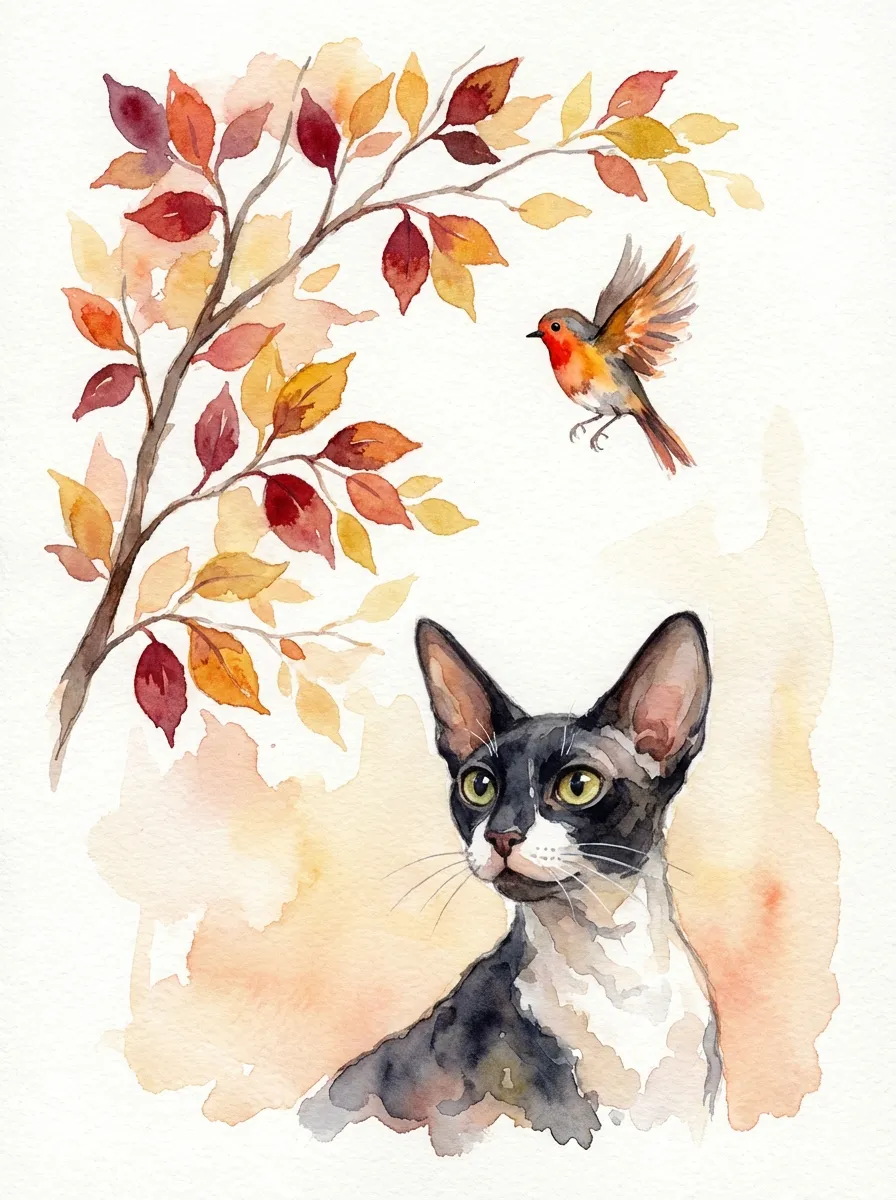 Cornish Rex artwork