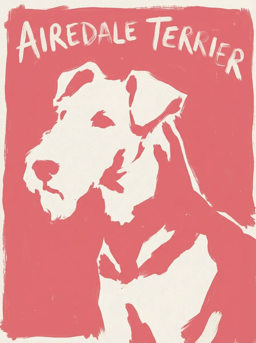 Airedale Terrier artwork
