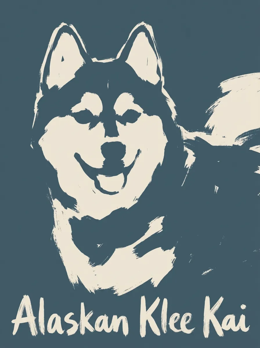 Alaskan Klee Kai artwork