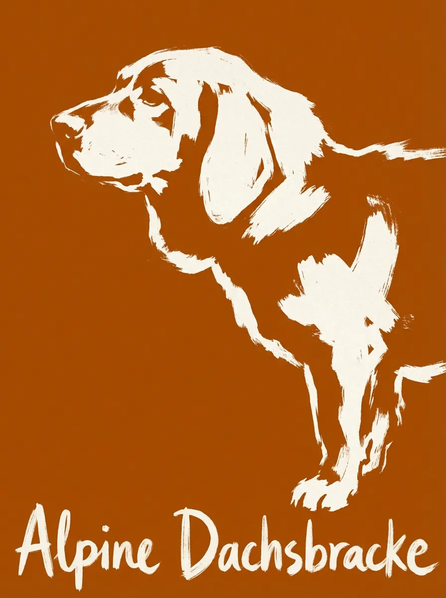 Alpine Dachsbracke artwork