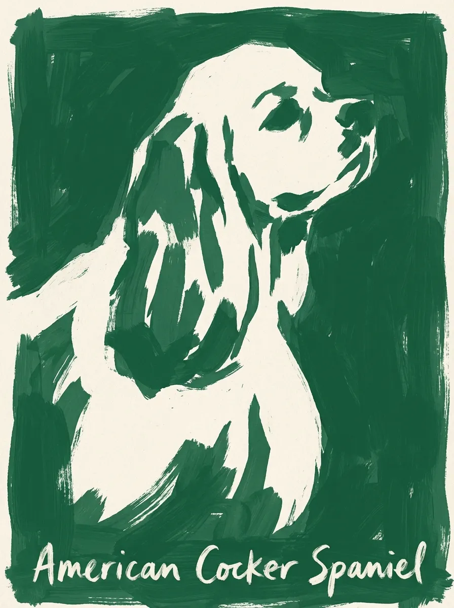 American Cocker Spaniel artwork