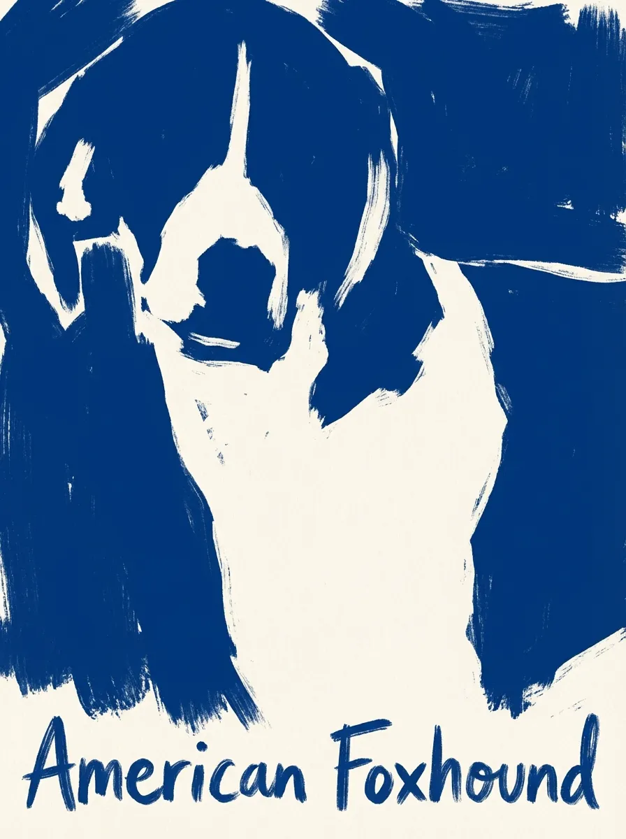 American Foxhound artwork