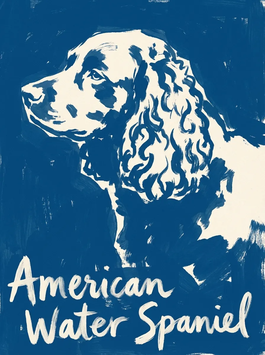 American Water Spaniel artwork