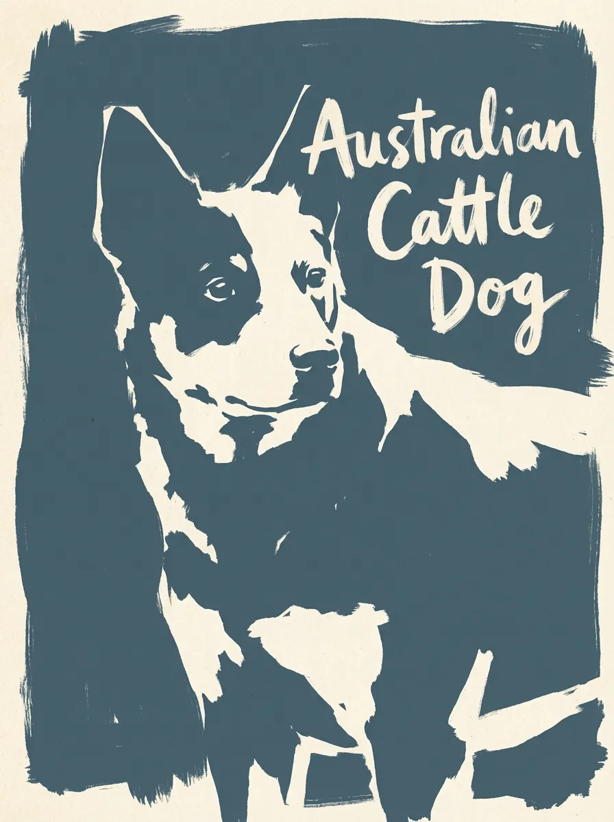 Australian Cattle Dog artwork