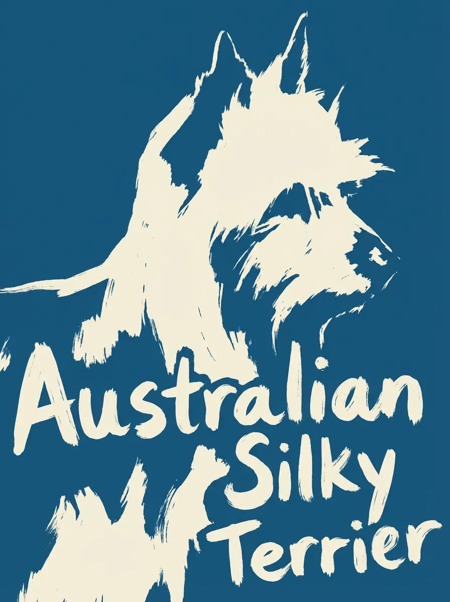 Australian Silky Terrier artwork