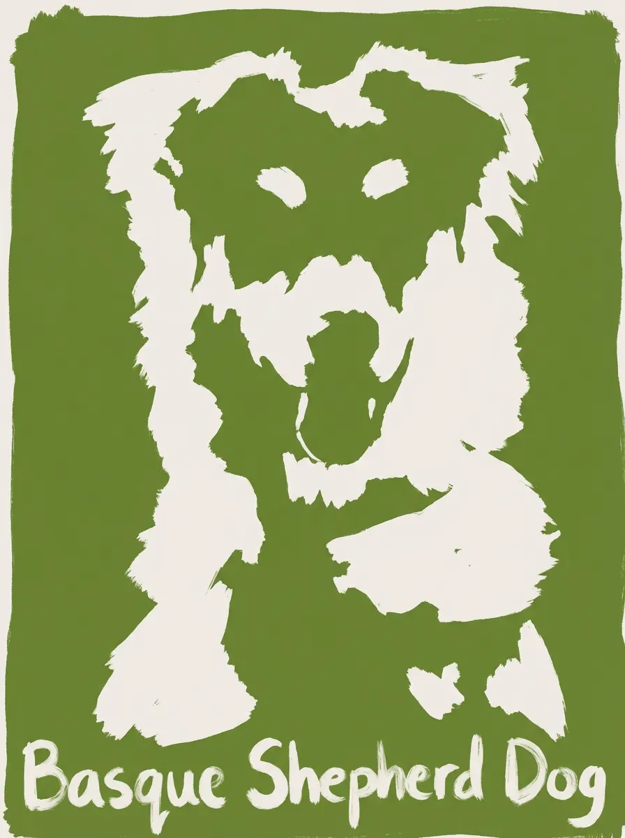 Basque Shepherd Dog artwork