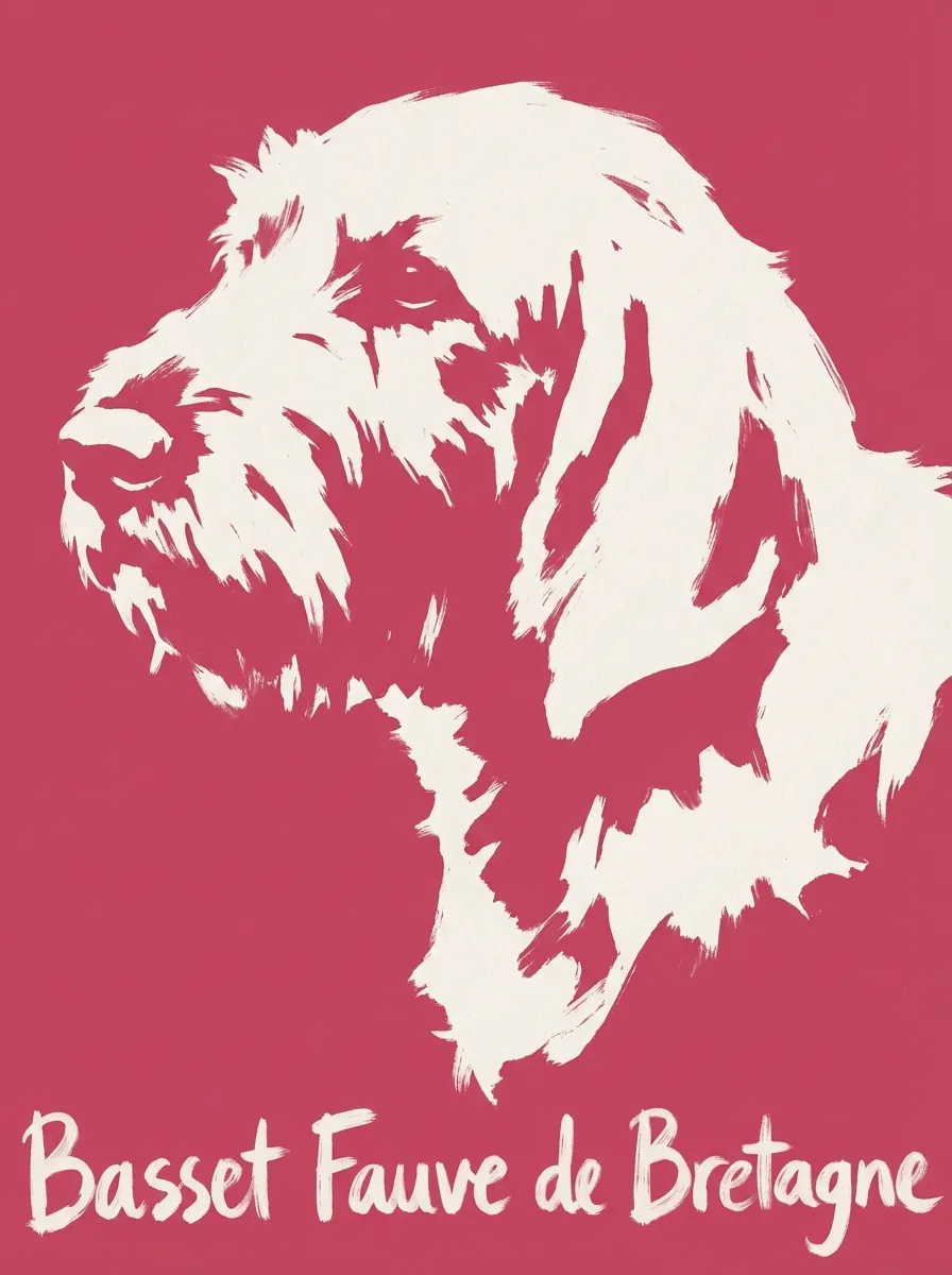 Basset Fauve de Bretagne artwork