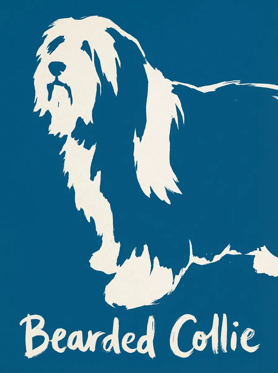 Bearded Collie artwork