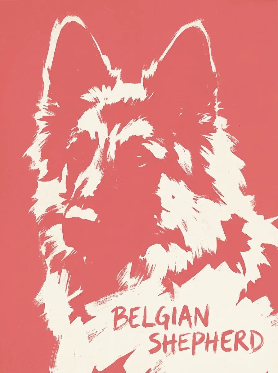 Belgian Shepherd Dog (Laekenois) artwork