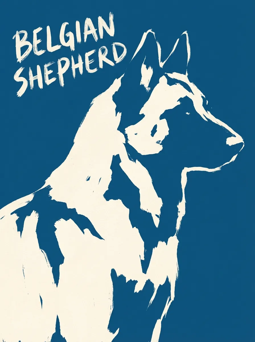 Belgian Shepherd Dog (Malinois) artwork