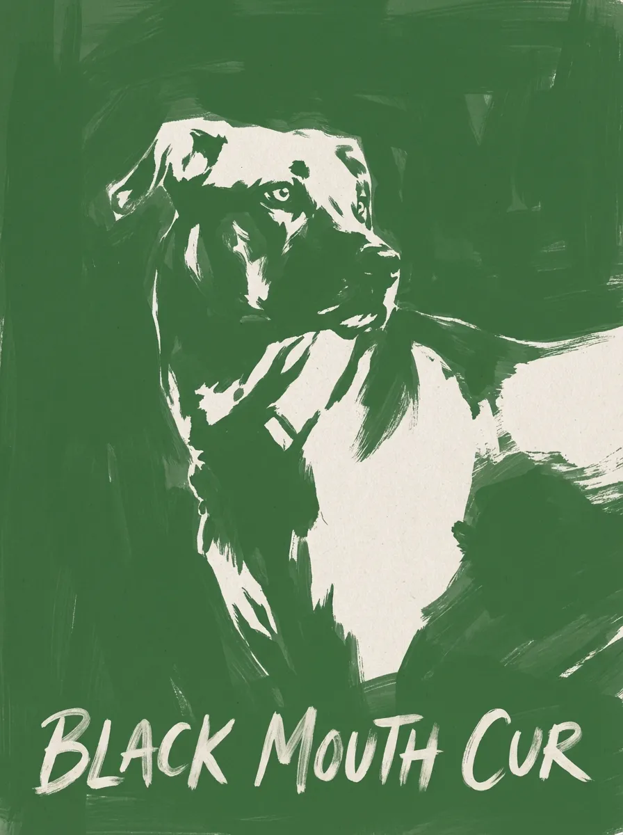 Black Mouth Cur artwork