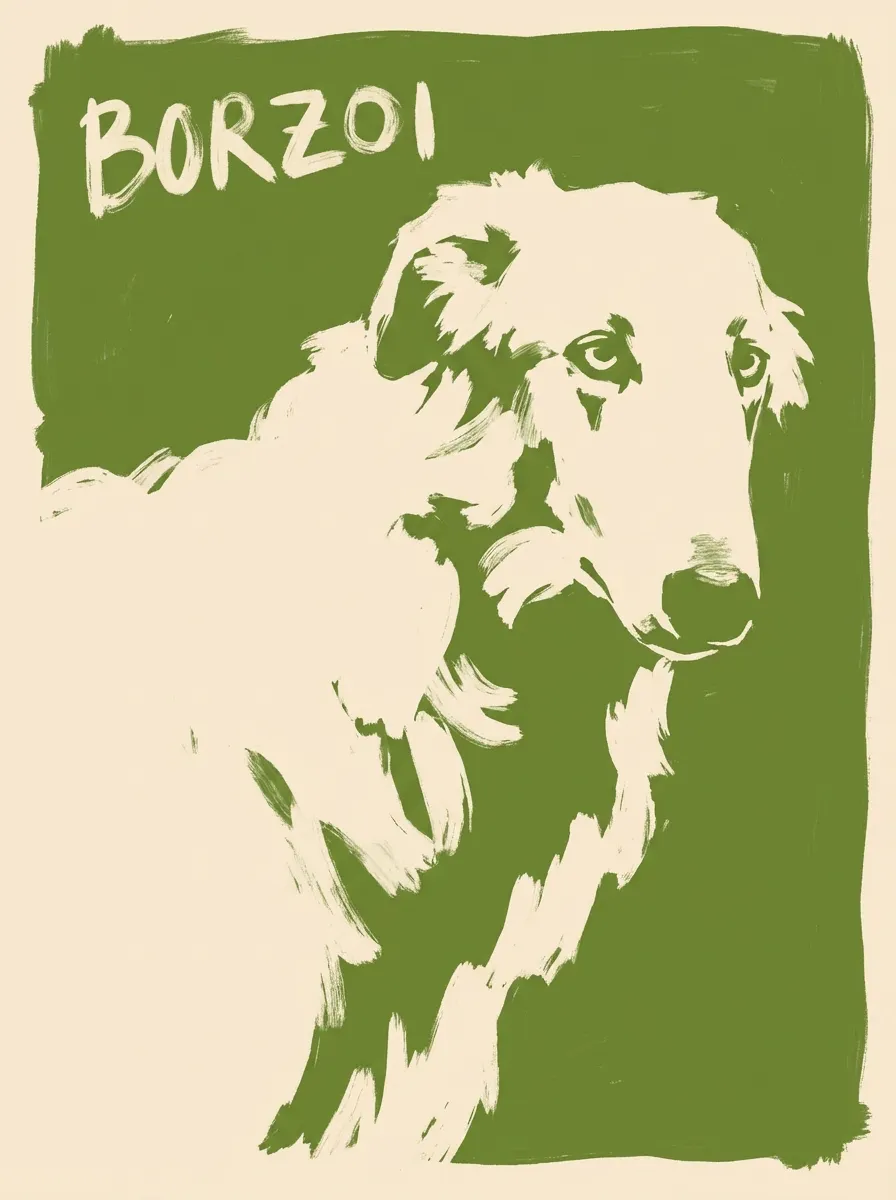 Borzoi artwork
