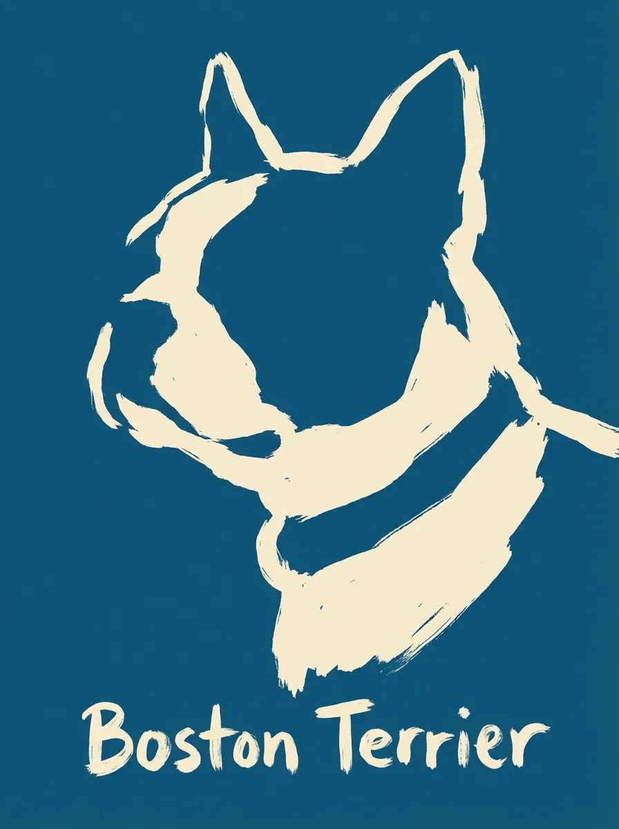 Boston Terrier artwork