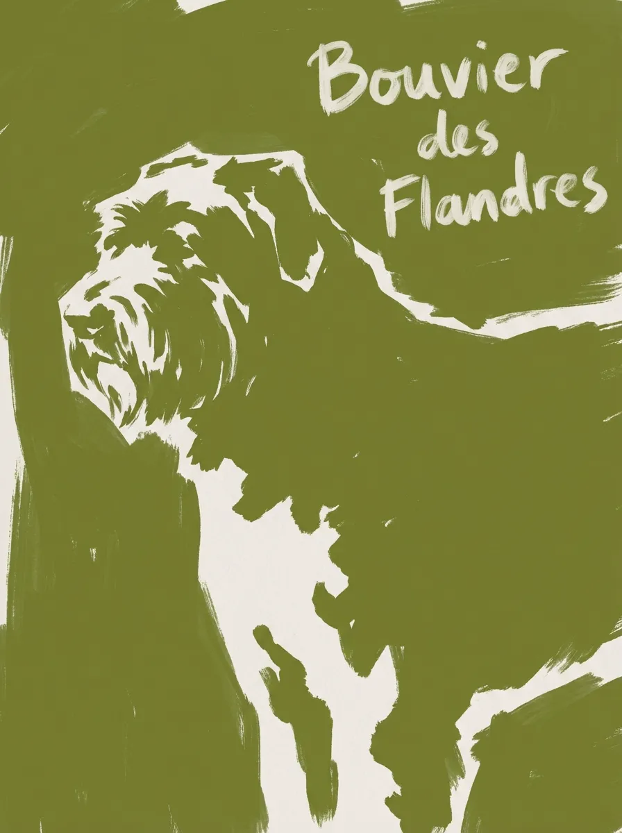 Bouvier des Flandres artwork