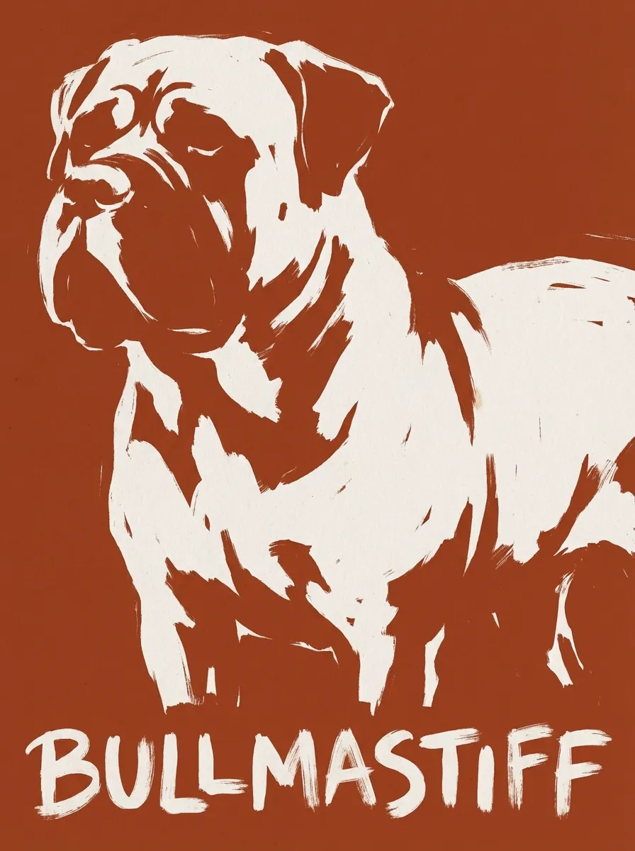 Bullmastiff artwork