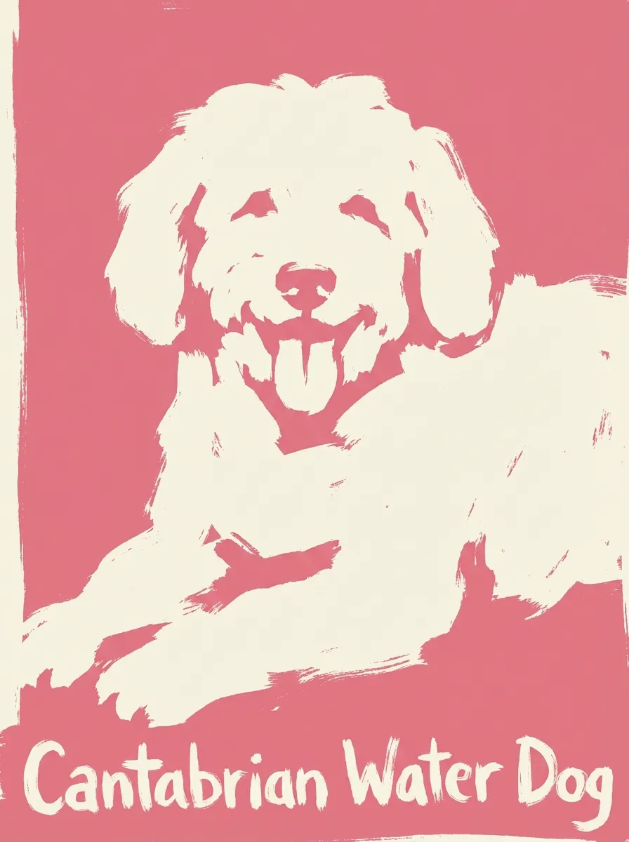 Cantabrian Water Dog artwork
