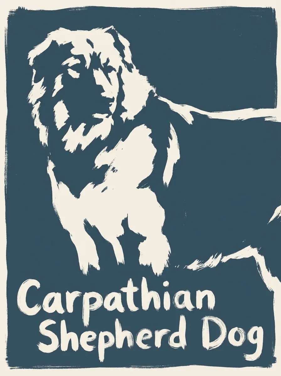Carpathian Shepherd Dog artwork