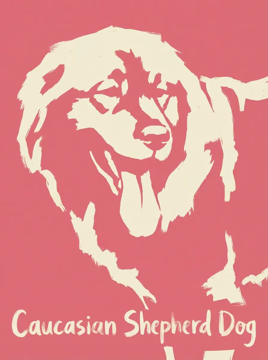 Caucasian Shepherd Dog artwork
