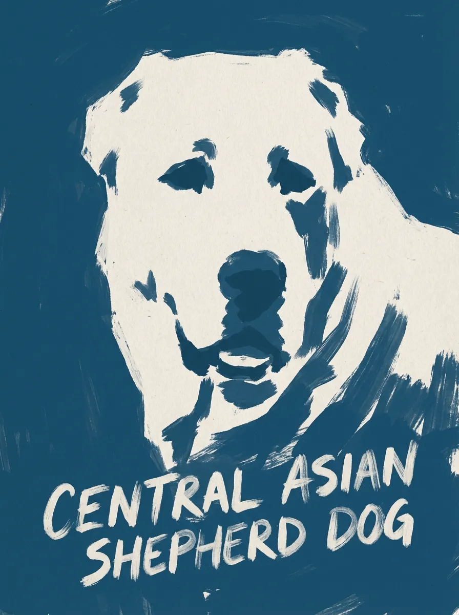 Central Asian Shepherd Dog artwork