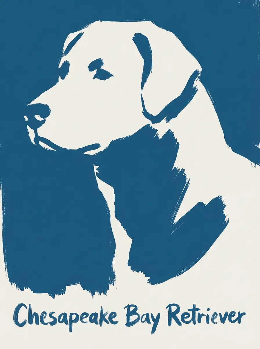 Chesapeake Bay Retriever artwork
