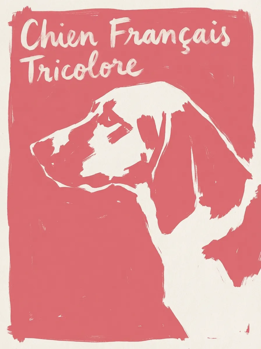 Chien Français Tricolore artwork