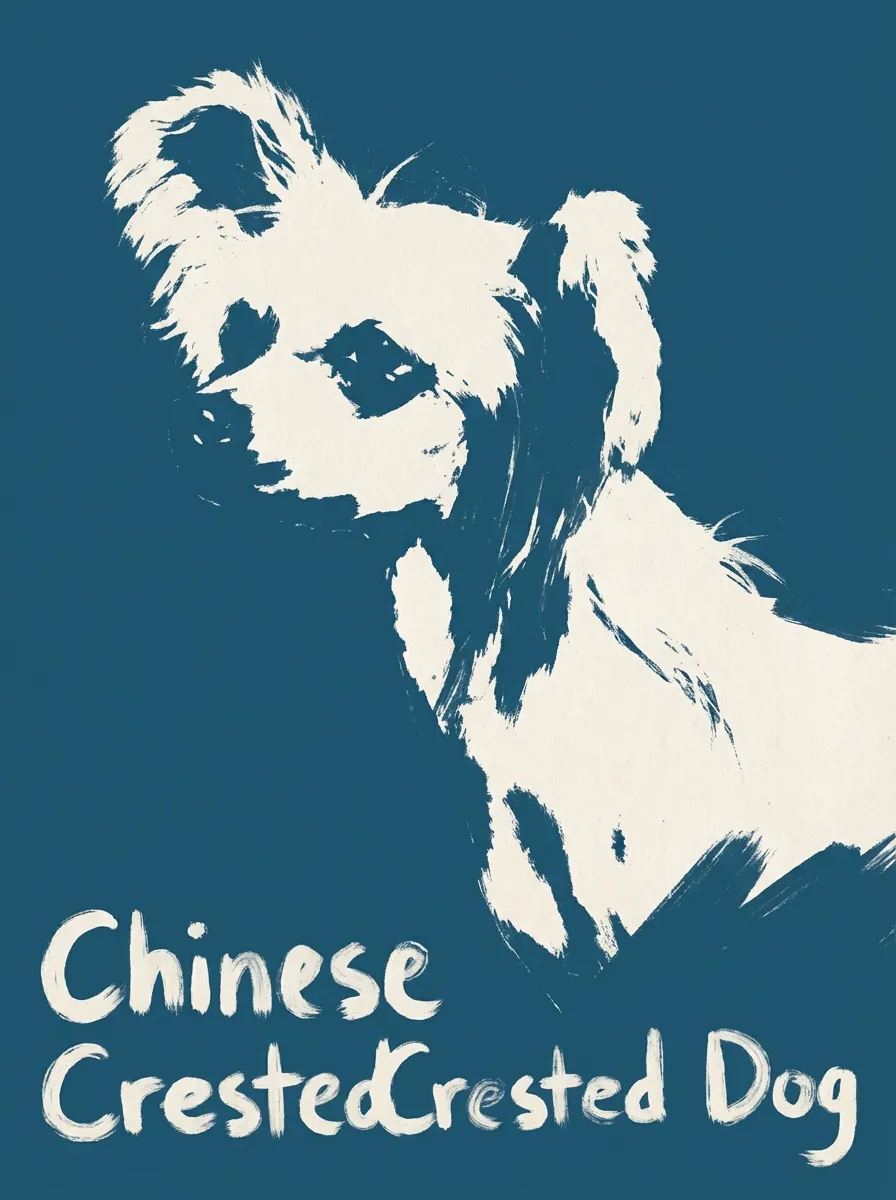Chinese Crested Dog artwork