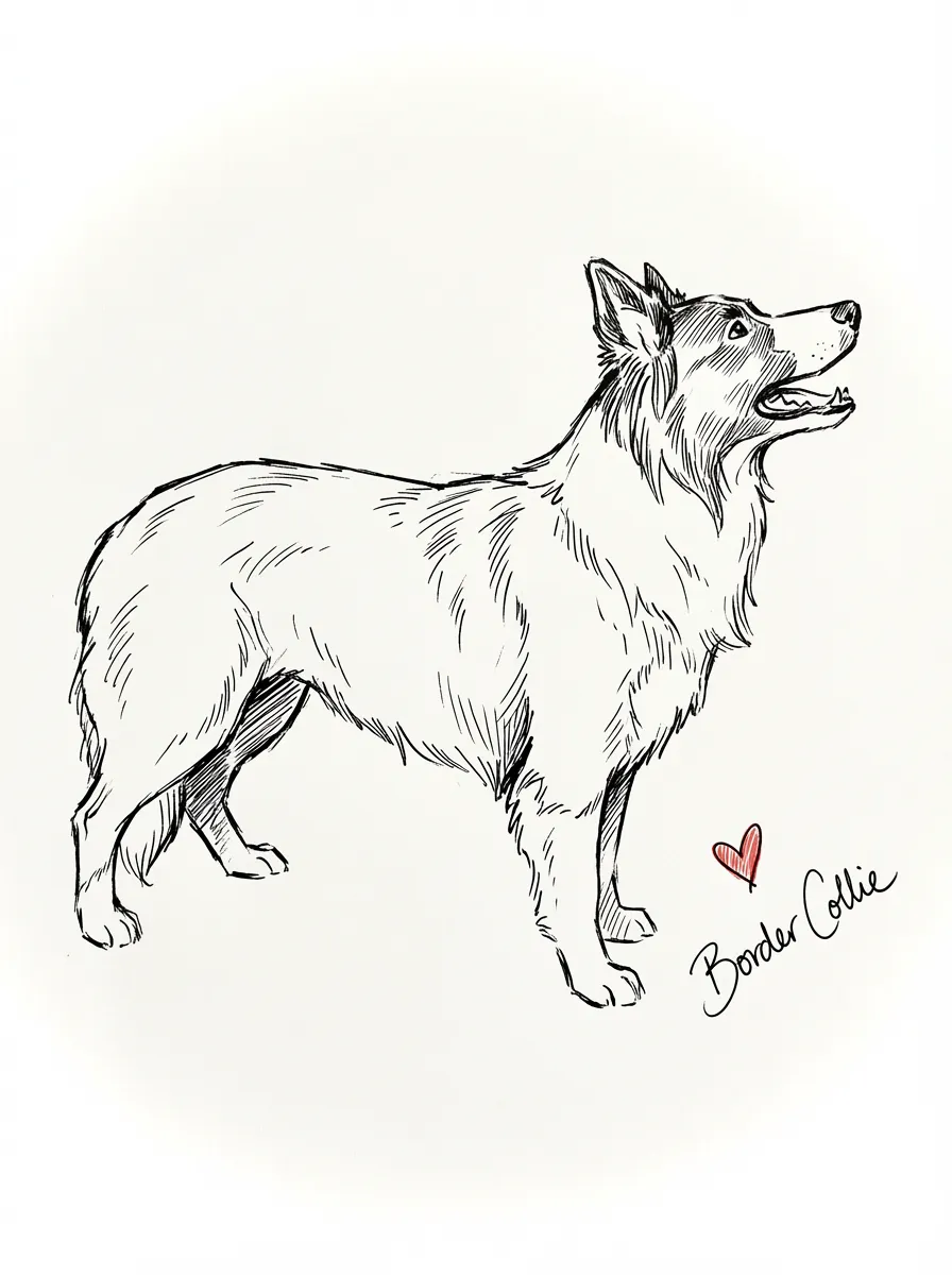 Border Collie artwork