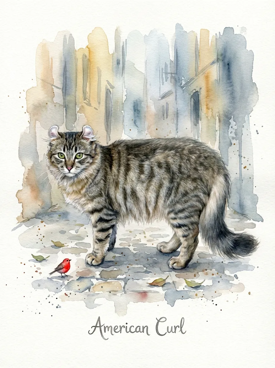 American Curl artwork