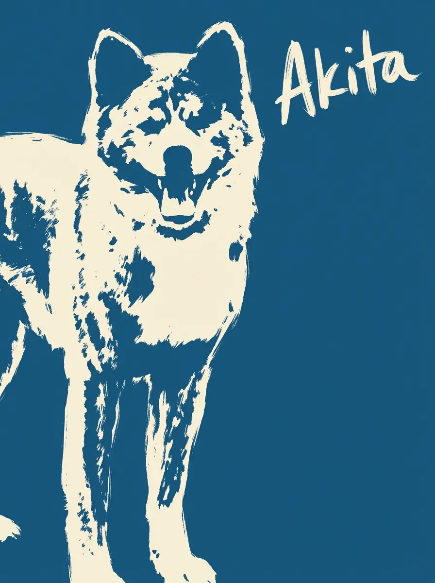 Akita artwork