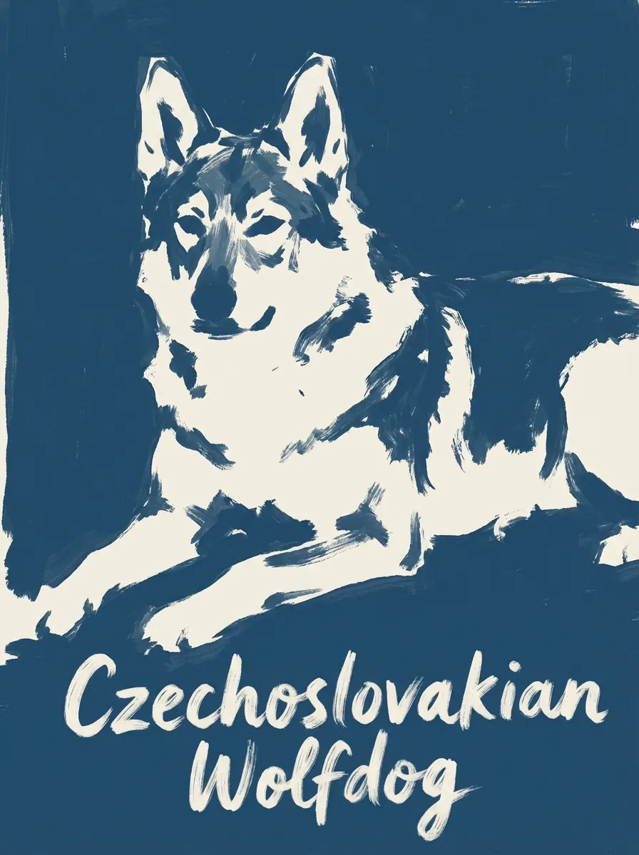 Czechoslovakian Wolfdog artwork
