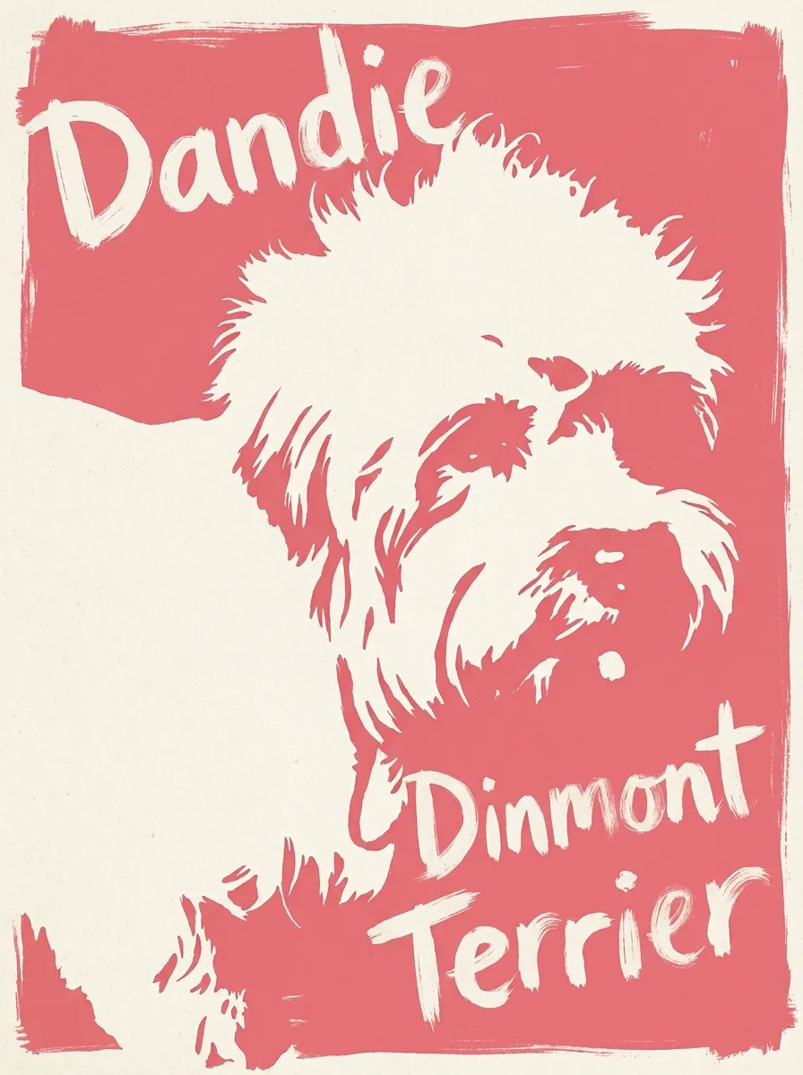 Dandie Dinmont Terrier artwork