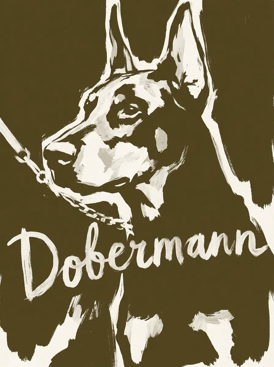 Doberman Pinscher artwork