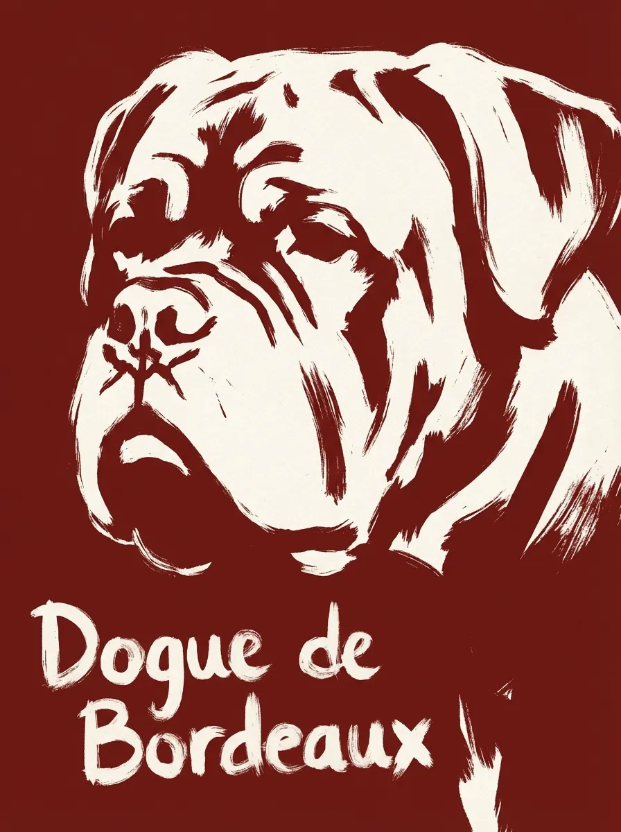Dogue de Bordeaux artwork