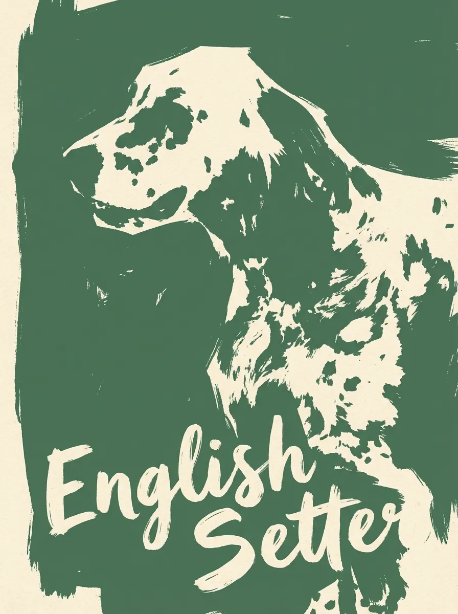 English Setter artwork