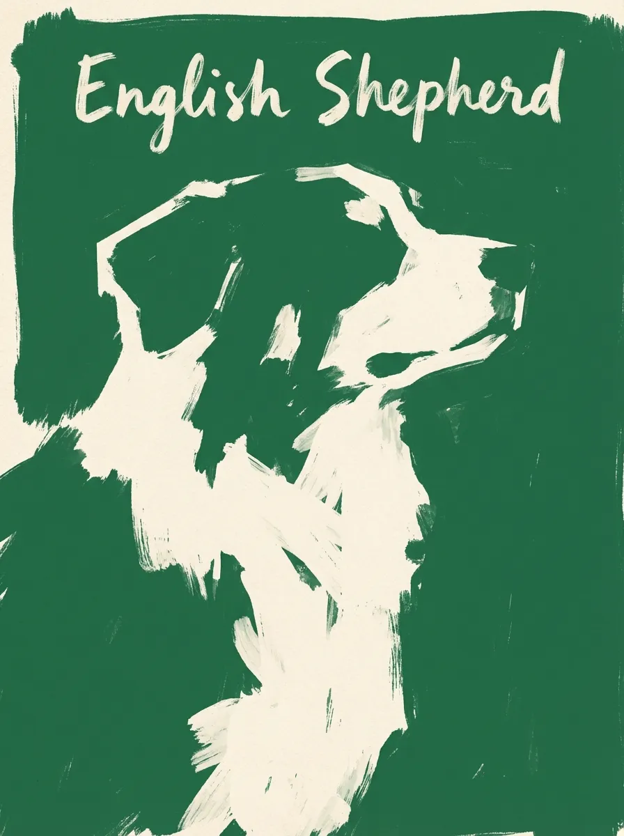 English Shepherd artwork