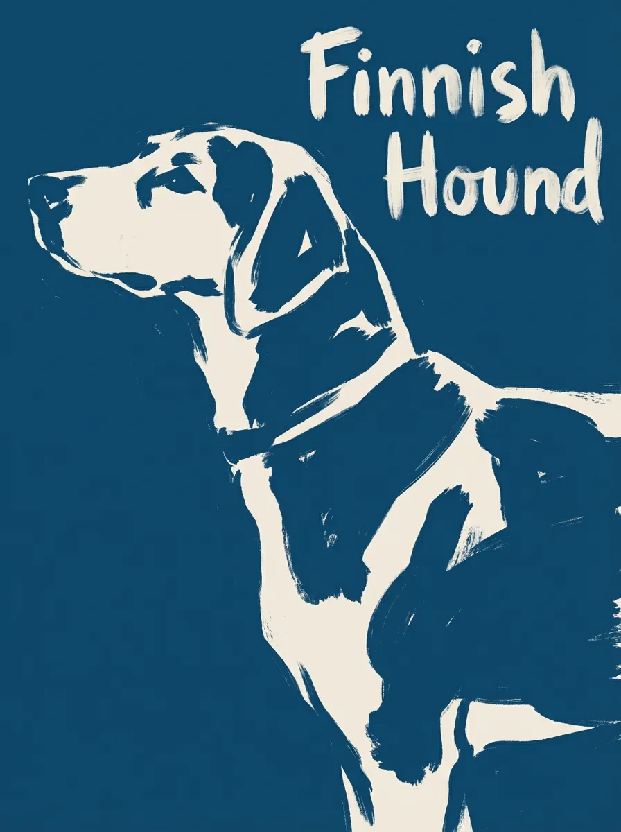 Finnish Hound artwork