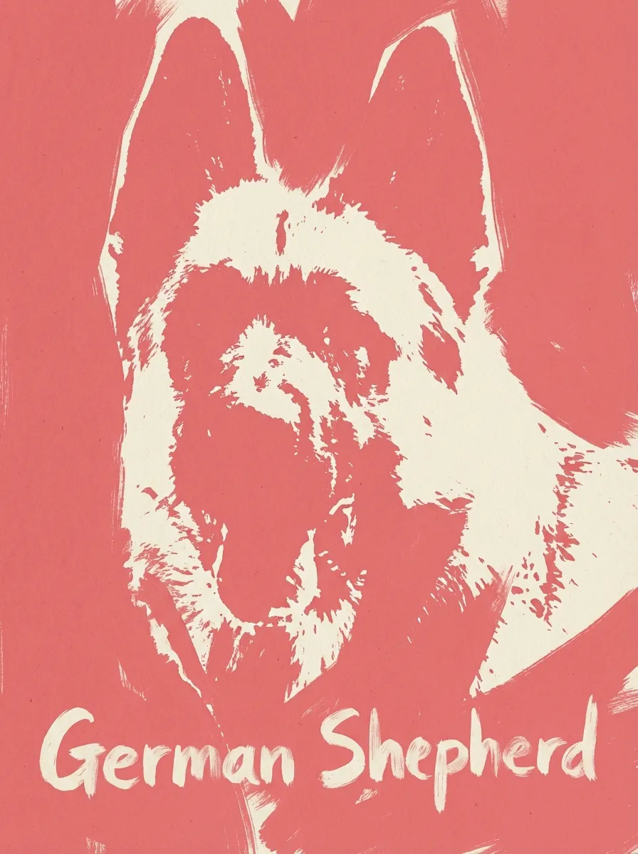 German Shepherd Dog artwork