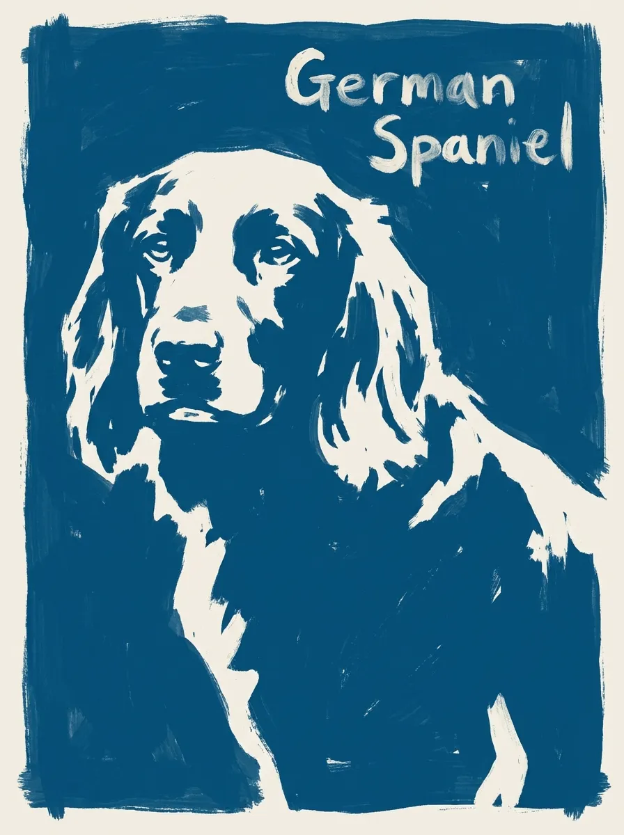 German Spaniel artwork