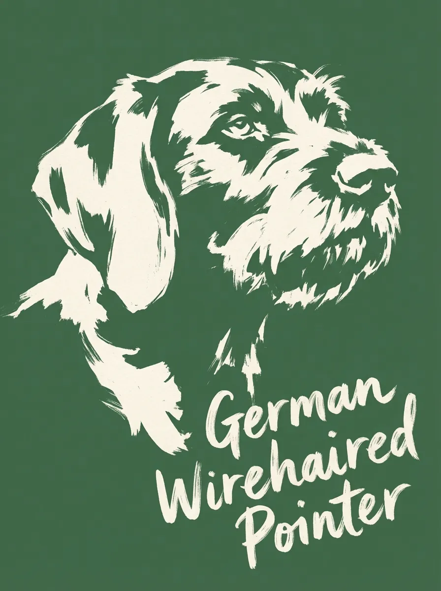 German Wirehaired Pointer artwork