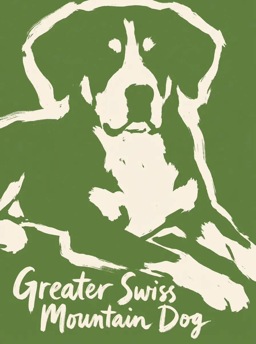 Greater Swiss Mountain Dog artwork