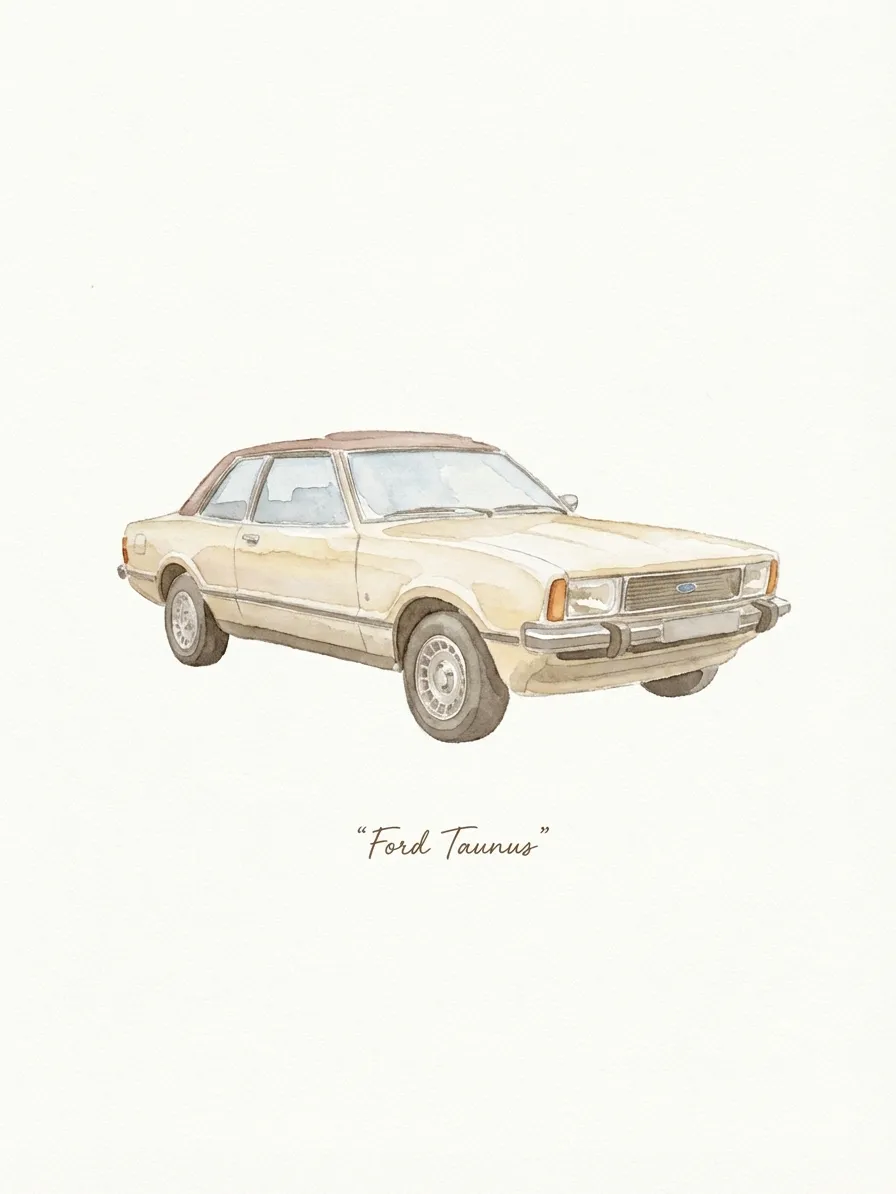 Artwork of Ford Taunus