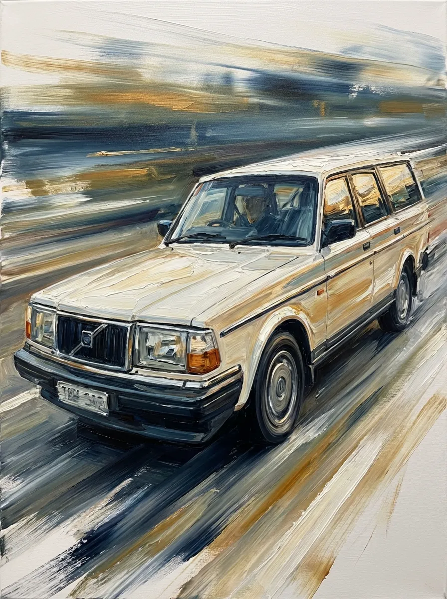 Volvo 240 artwork