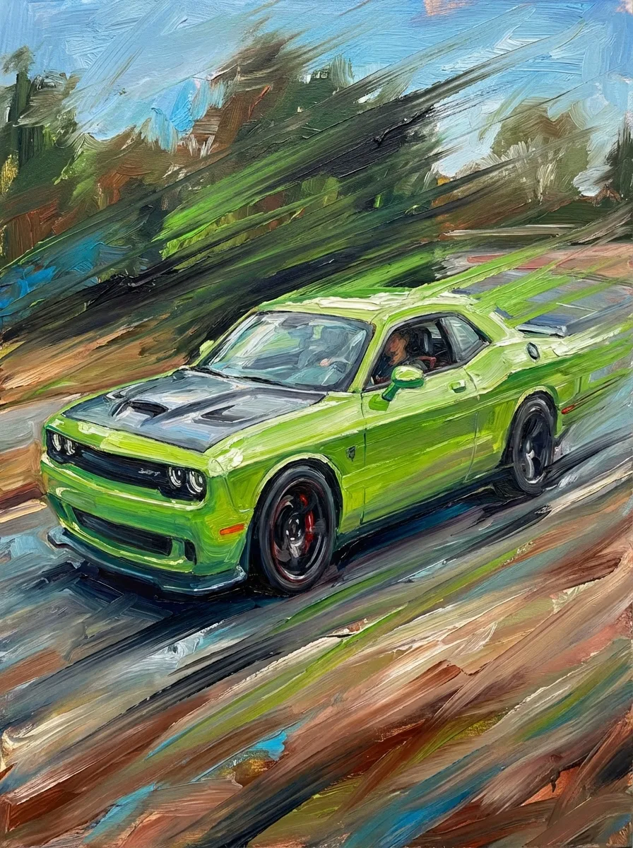 Dodge Challenger artwork