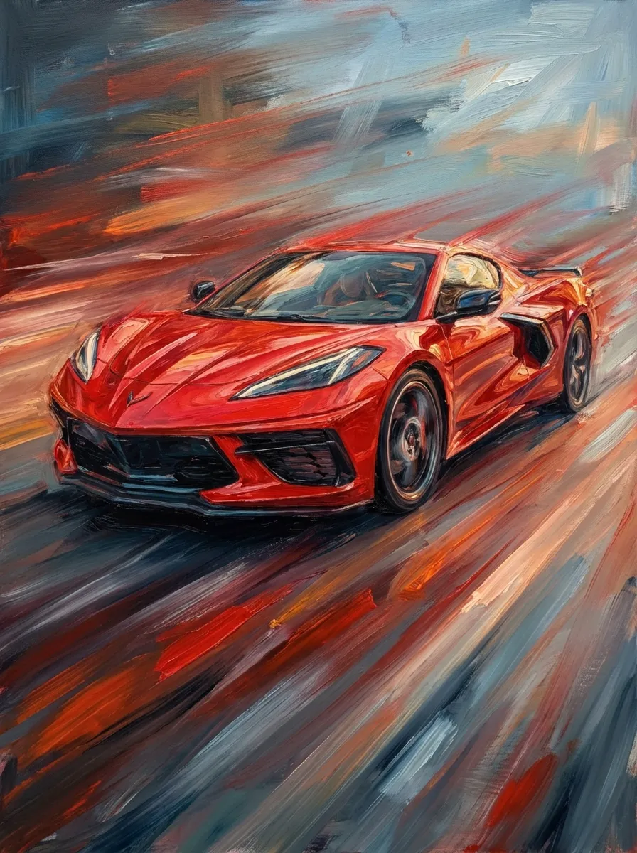 Chevrolet Corvette artwork