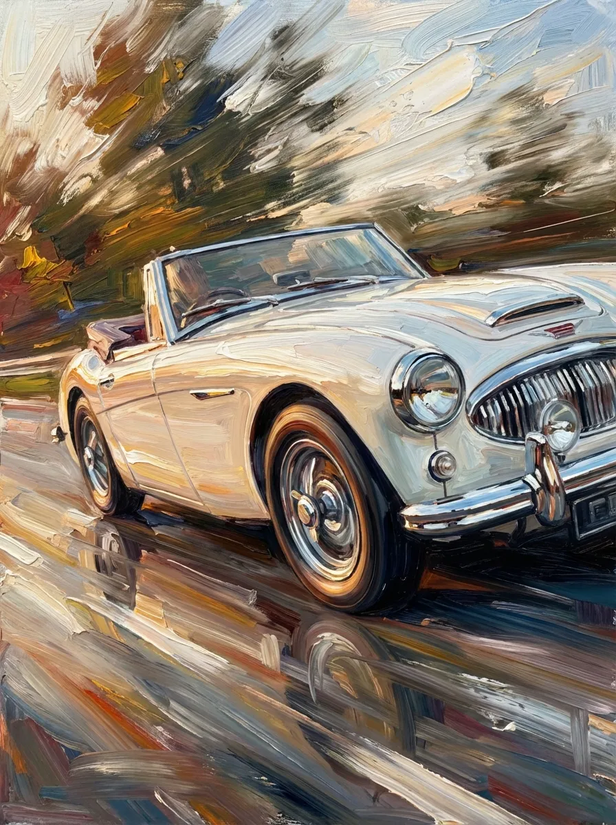 Austin-Healey 3000 artwork